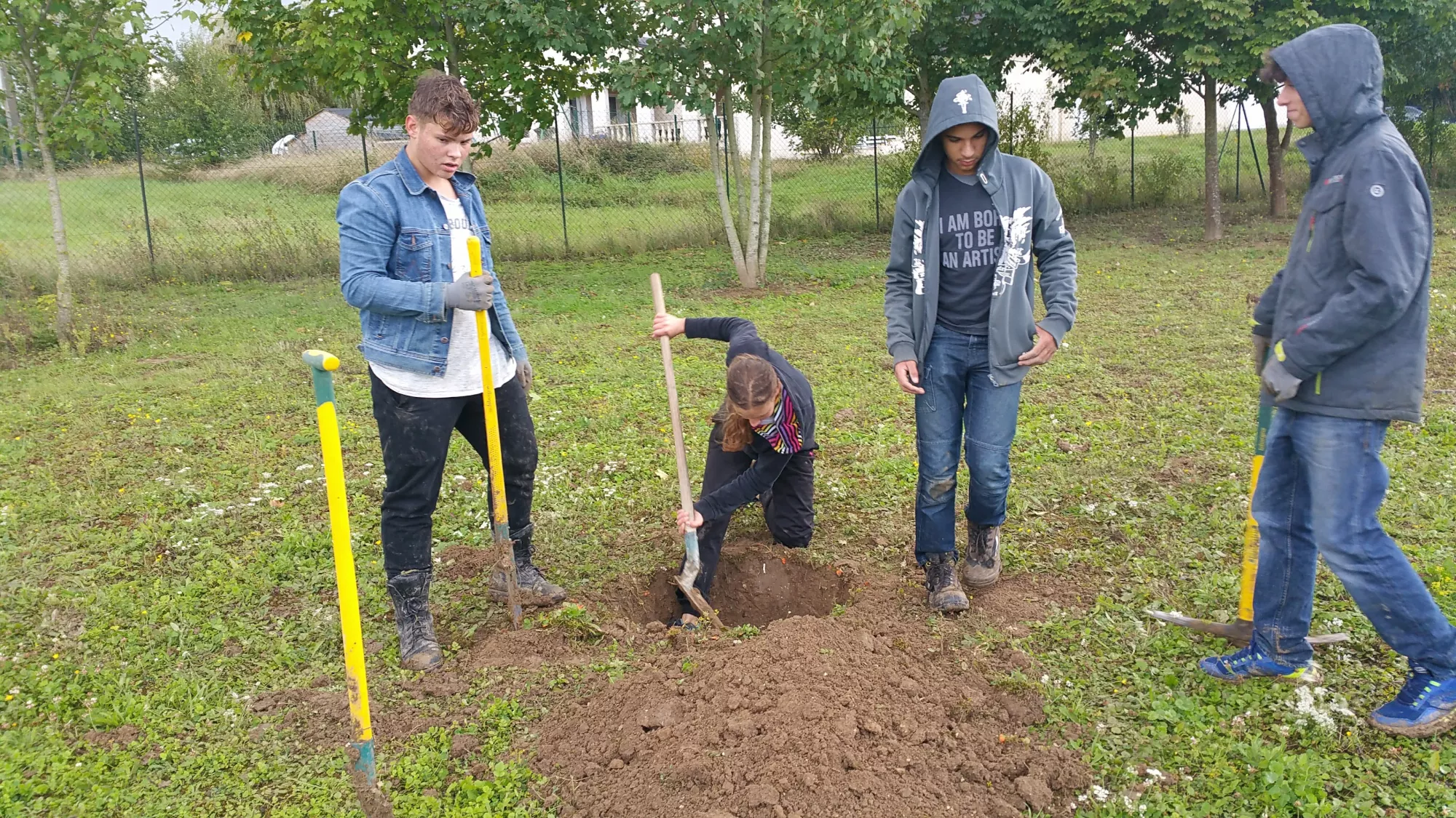 Activités potager collégiens 2018