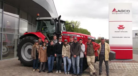 Visite de Massey Ferguson