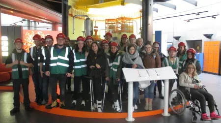 Les élèves de Seconde Pro NJPF et ABIL au CNPE de Chooz...