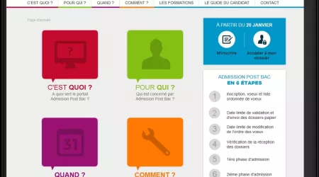 Admission POST BAC : début des candidatures