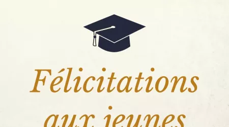 Félicitations aux jeunes diplômés !