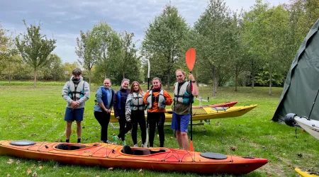 Séance Kayak pour les apprentis !