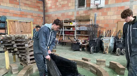 Préparation du Salon Tendance Nature par les élèves de TPRO AP