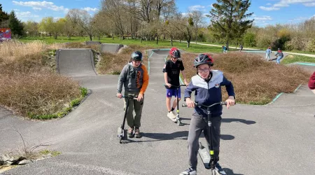 Entraînement de trottinettes pour les 4ème !