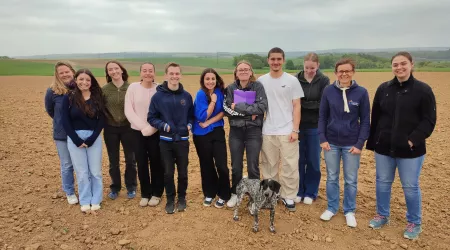 Visite d'une ferme avec les élèves de 1ère STAV