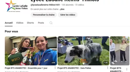 Nouvelles vidéos sur YouTube : abonnez-vous !