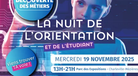 Retrouvez-nous à la Nuit de l'Orientation de Charleville !