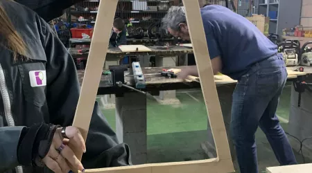 Fabrication de décorations de Noël avec les 4ème