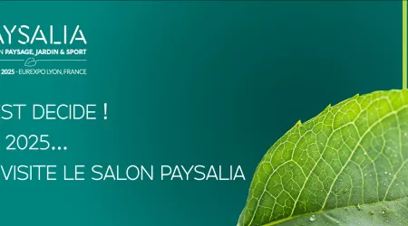 Nous vous invitons au Salon Paysalia