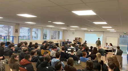 Table ronde "Sécurité routière en tracteur" animée par un groupe de BTS ACSE 2