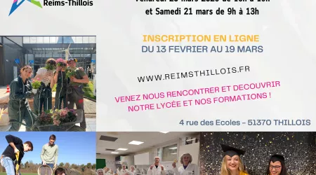 📅 Venez découvrir notre établissement les 20 & 21 mars