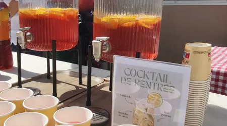 Repas de rentrée sous le soleil 😃