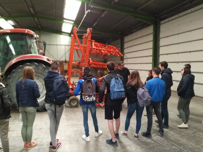 Les élèves de 1ère STAV étudient le territoire de Suippes…