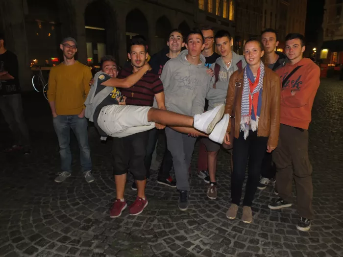 Voyage d'étude : la classe de Terminale Pro. en Belgique