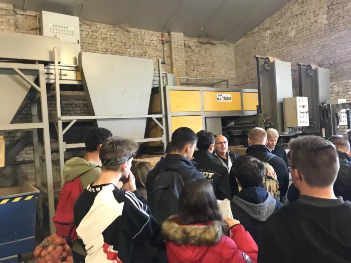 Visite de l’entreprise agricole de M. Poncelet avec les étudiants de 1ère année de BTSA ACSE 