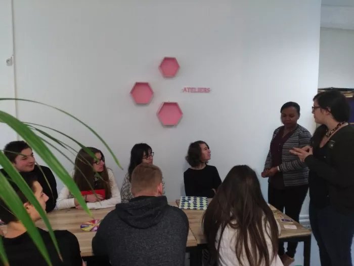 Les élèves de 2nde GT au Centre Régional Information Jeunesse