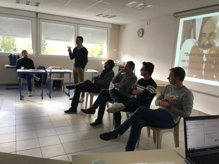 Les étudiants en 2ème année de BTSA ACSE se préparent pour le Hackathon