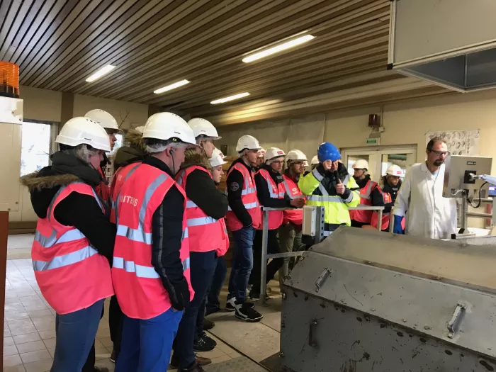 Les étudiants d'ACSE 2 visitent la sucrerie de Bazancourt...