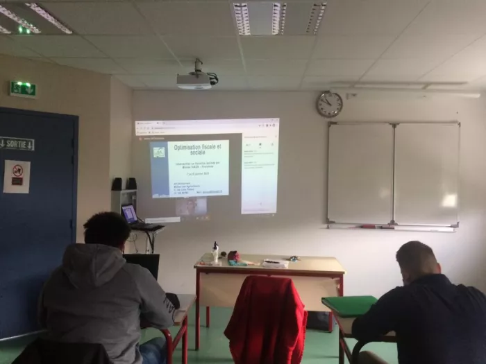 Interventions de professionnels et visio-conférences pour les étudiants de BTSA ACSE