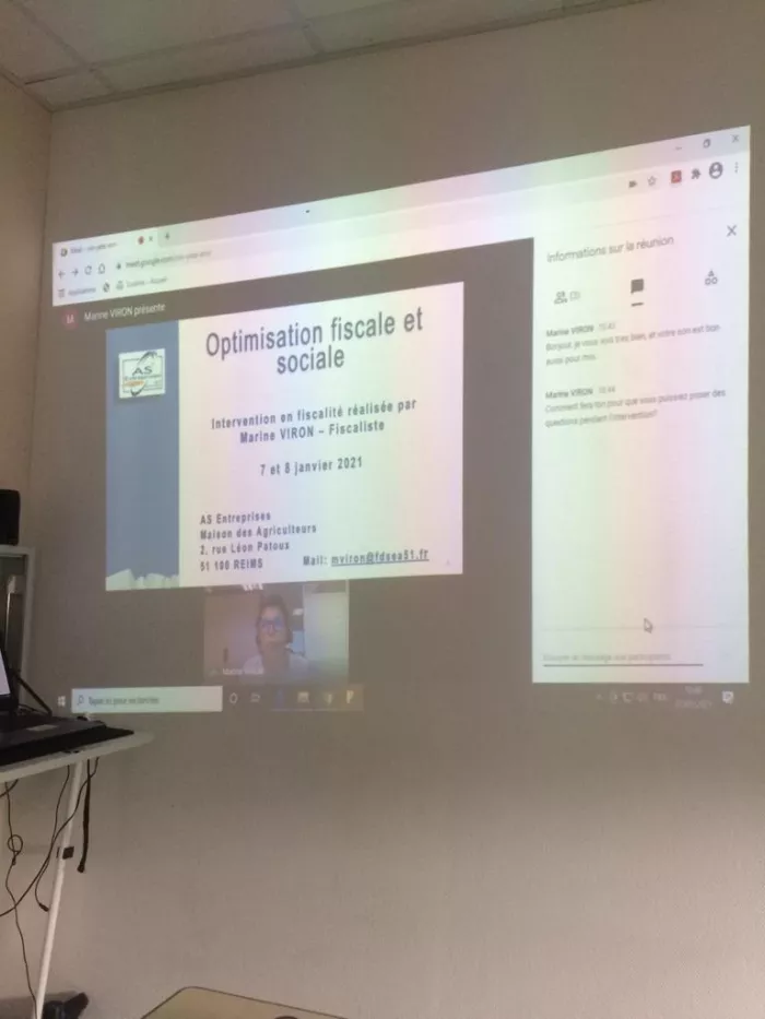 Interventions de professionnels et visio-conférences pour les étudiants de BTSA ACSE