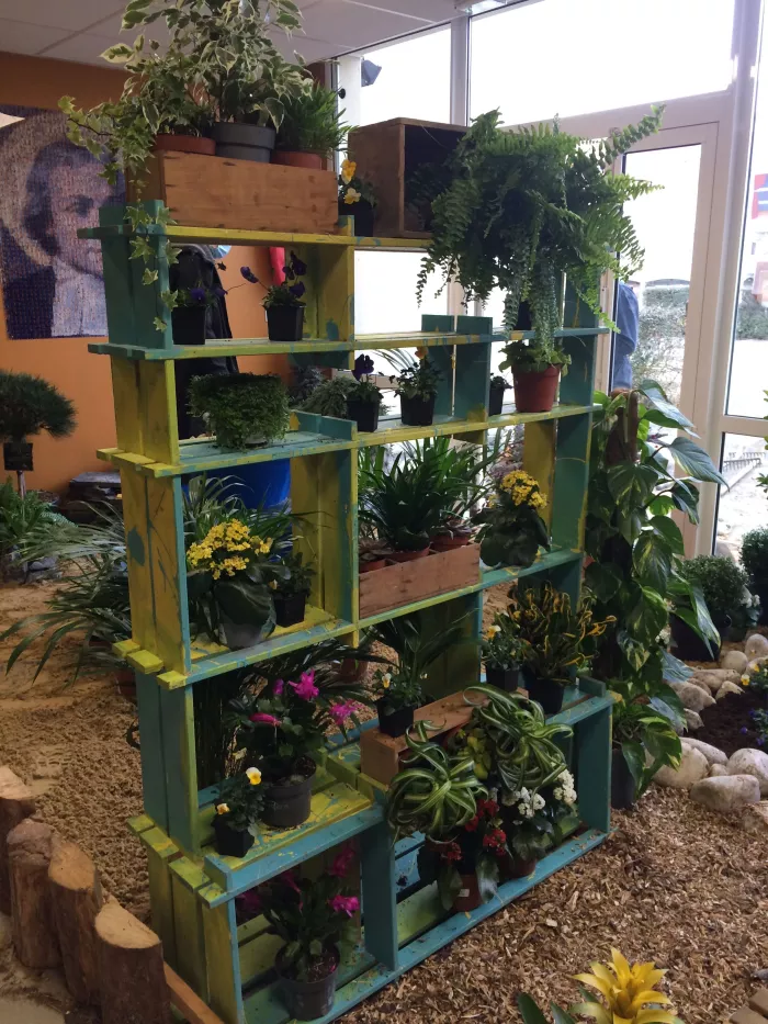 Création d'un aménagement par les élèves de 1ère pro. Aménagements Paysagers