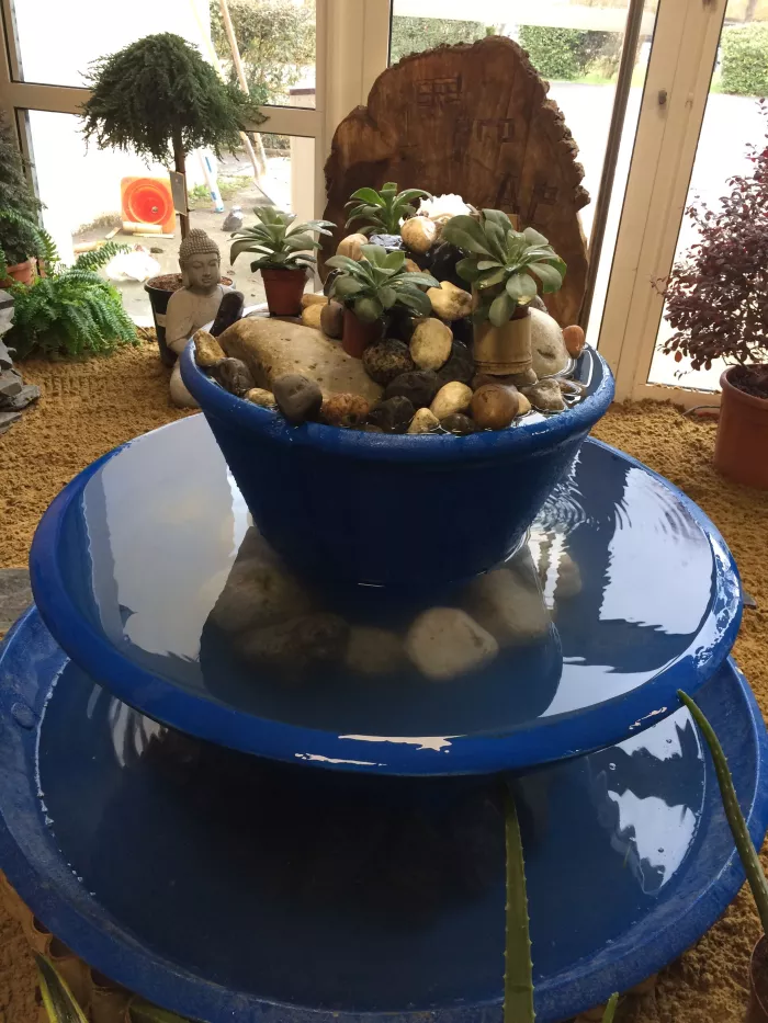 Création d'un aménagement par les élèves de 1ère pro. Aménagements Paysagers