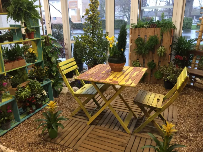 Création d'un aménagement par les élèves de 1ère pro. Aménagements Paysagers