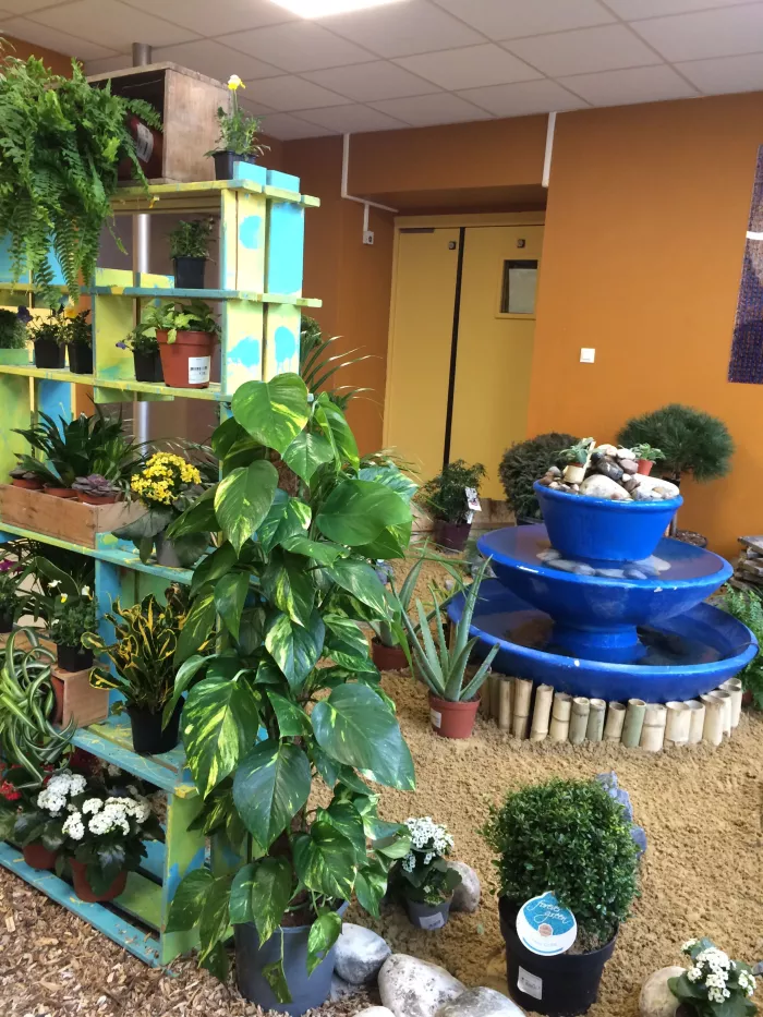 Création d'un aménagement par les élèves de 1ère pro. Aménagements Paysagers