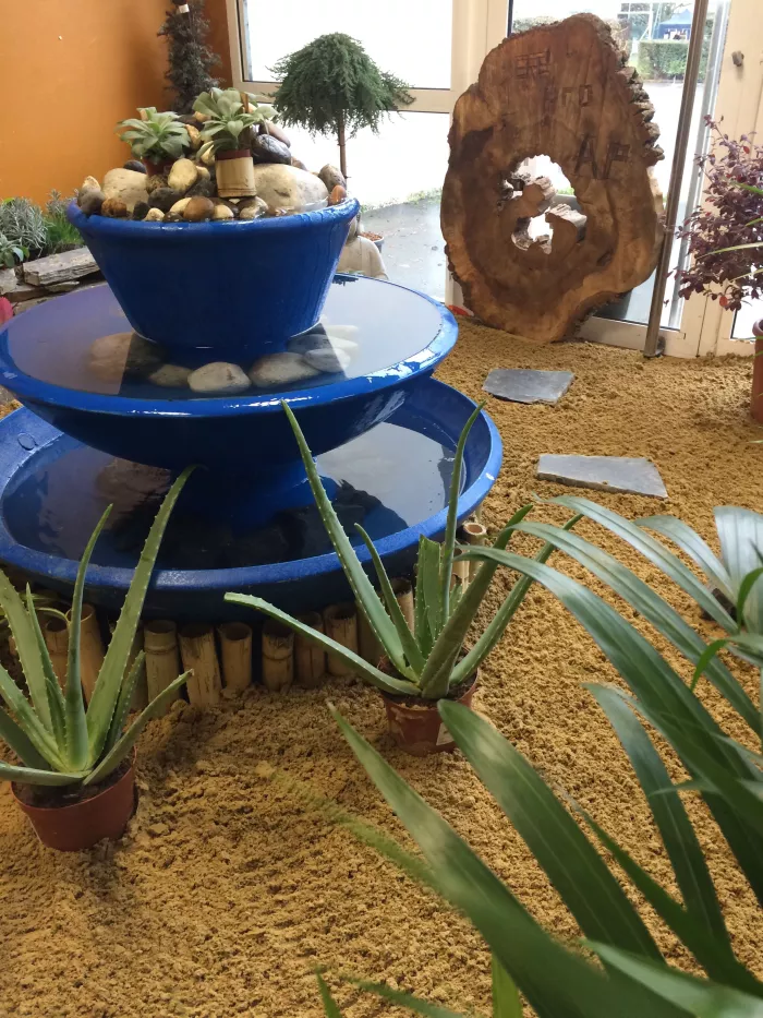 Création d'un aménagement par les élèves de 1ère pro. Aménagements Paysagers