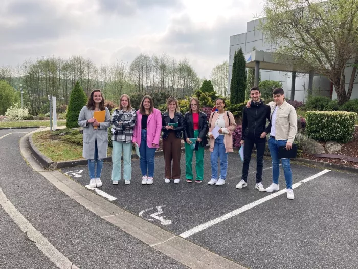 Visite du laboratoire de l'Andra avec les élèves de TPro LCQ