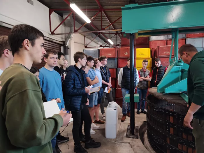 Option pratiques pro 2nde GT : visite d'une coopérative viticole
