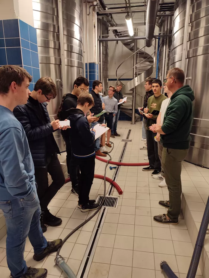 Option pratiques pro 2nde GT : visite d'une coopérative viticole