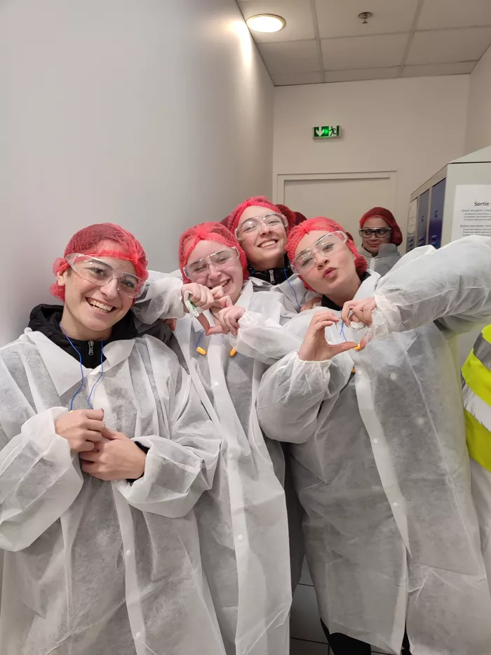 Visite d'une laiterie 1ère STAV option transformation