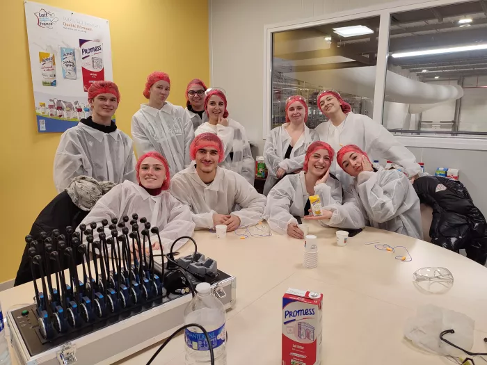 Visite d'une laiterie 1ère STAV option transformation