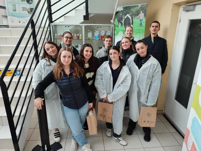 Visite d'une laiterie 1ère STAV option transformation