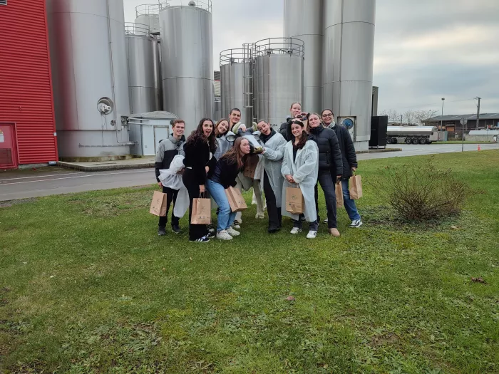 Visite d'une laiterie 1ère STAV option transformation