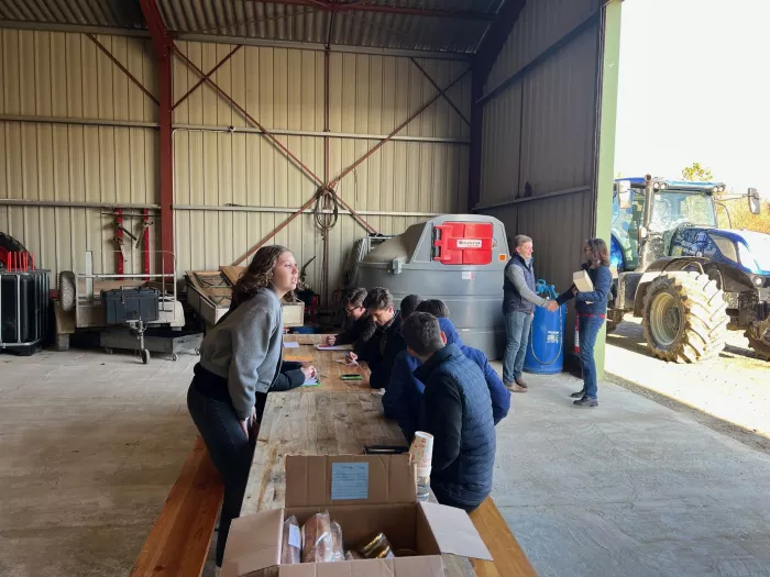 Visite d'un élevage de lapins