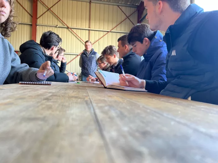 Visite d'un élevage de lapins