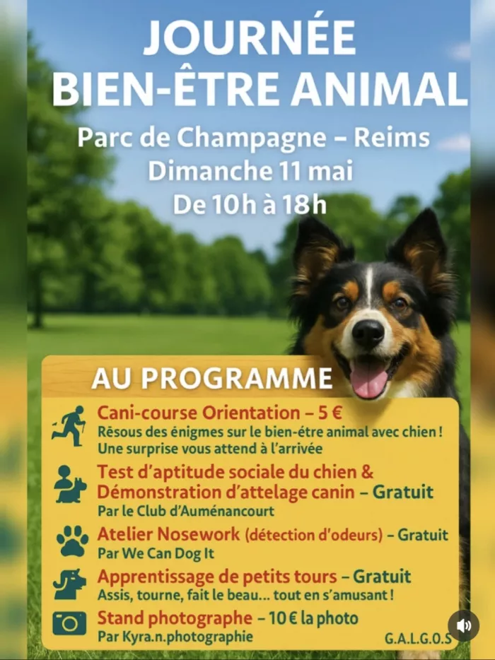 RDV Parc de Champagne dimanche 11 mai 