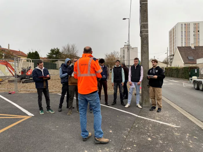 Visite de chantier Tpro AP