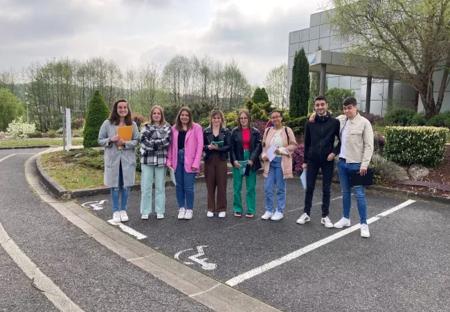 Visite du laboratoire de l'Andra avec les élèves de TPro LCQ