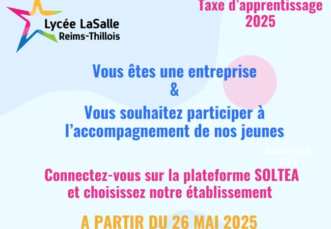 Taxe d'apprentissage 2025